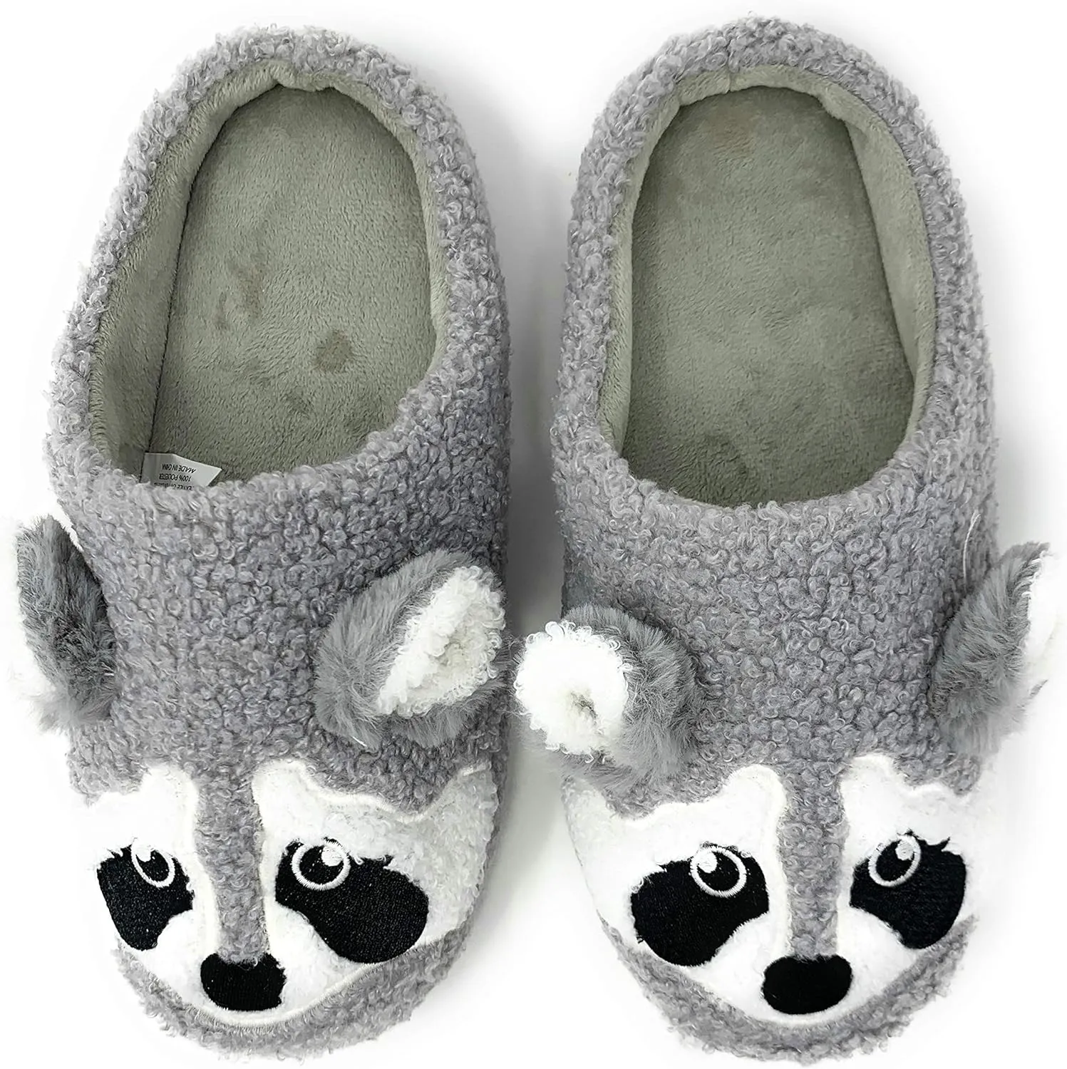 Women's Cozy Anti-Skid Slippers, Oooh Yeah Sherpa Funny Fluffy Fuzzy Slip On Slippers