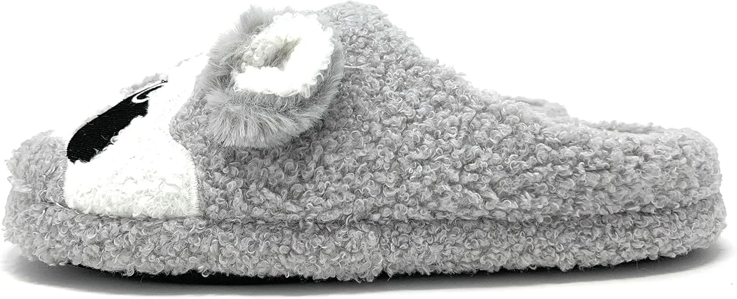 Women's Cozy Anti-Skid Slippers, Oooh Yeah Sherpa Funny Fluffy Fuzzy Slip On Slippers