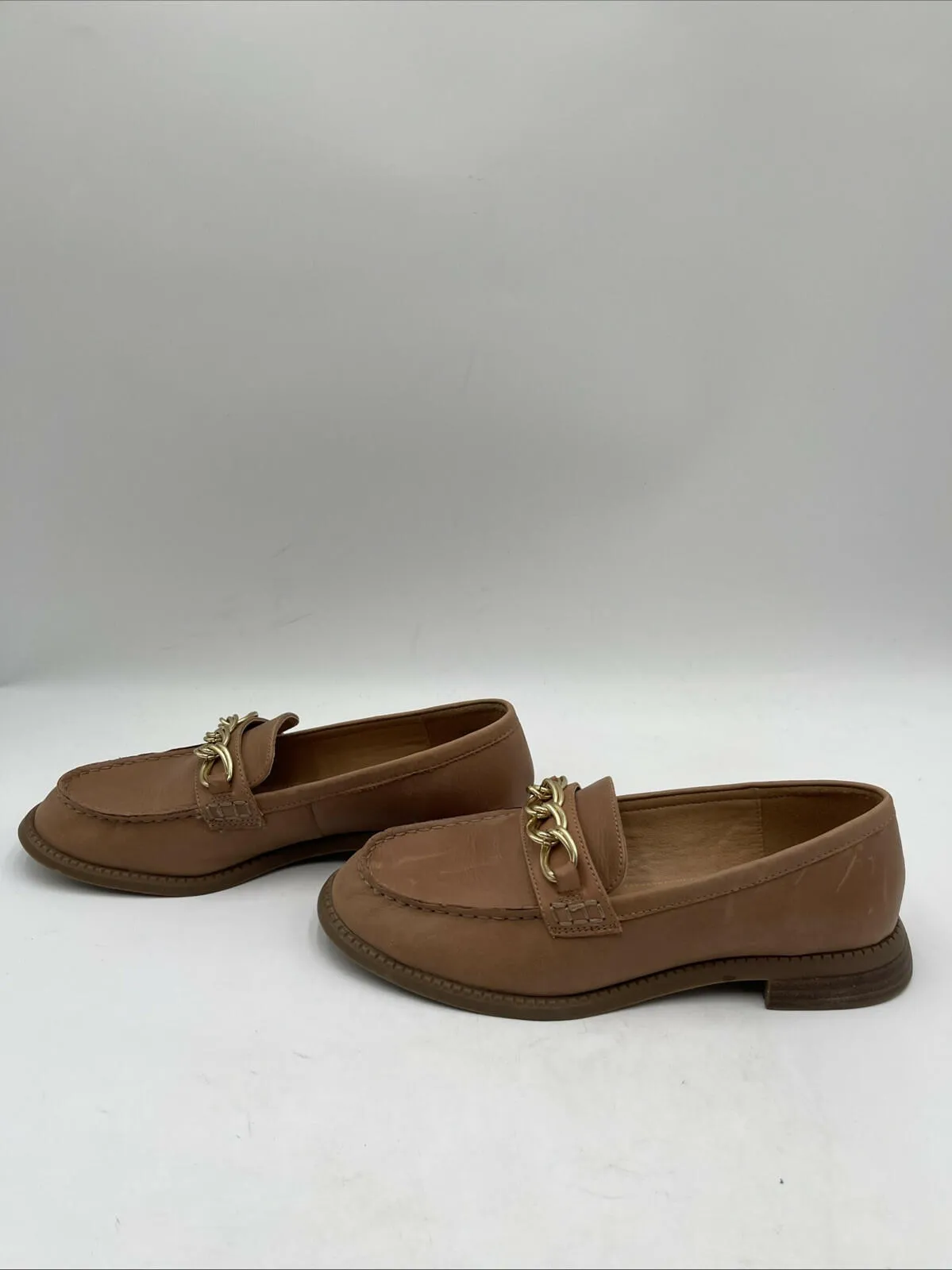 Women’s Crown Vintage Feyola Loafers Rust 7.5M/38 - Very Good