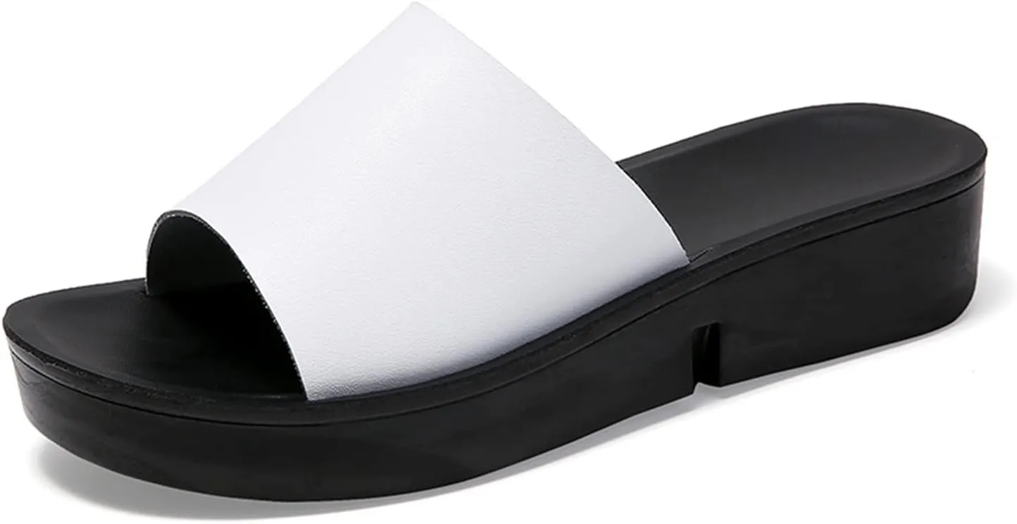 Women's Platform Sandals Casual Fashion Wedge Summer Beach Shoes Comfortable and lightweight slippers for women