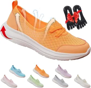 Women's Soft Sole Mesh Comfort Orthopedic Shoes, New Slip-on Walking Shoes with Arch Support