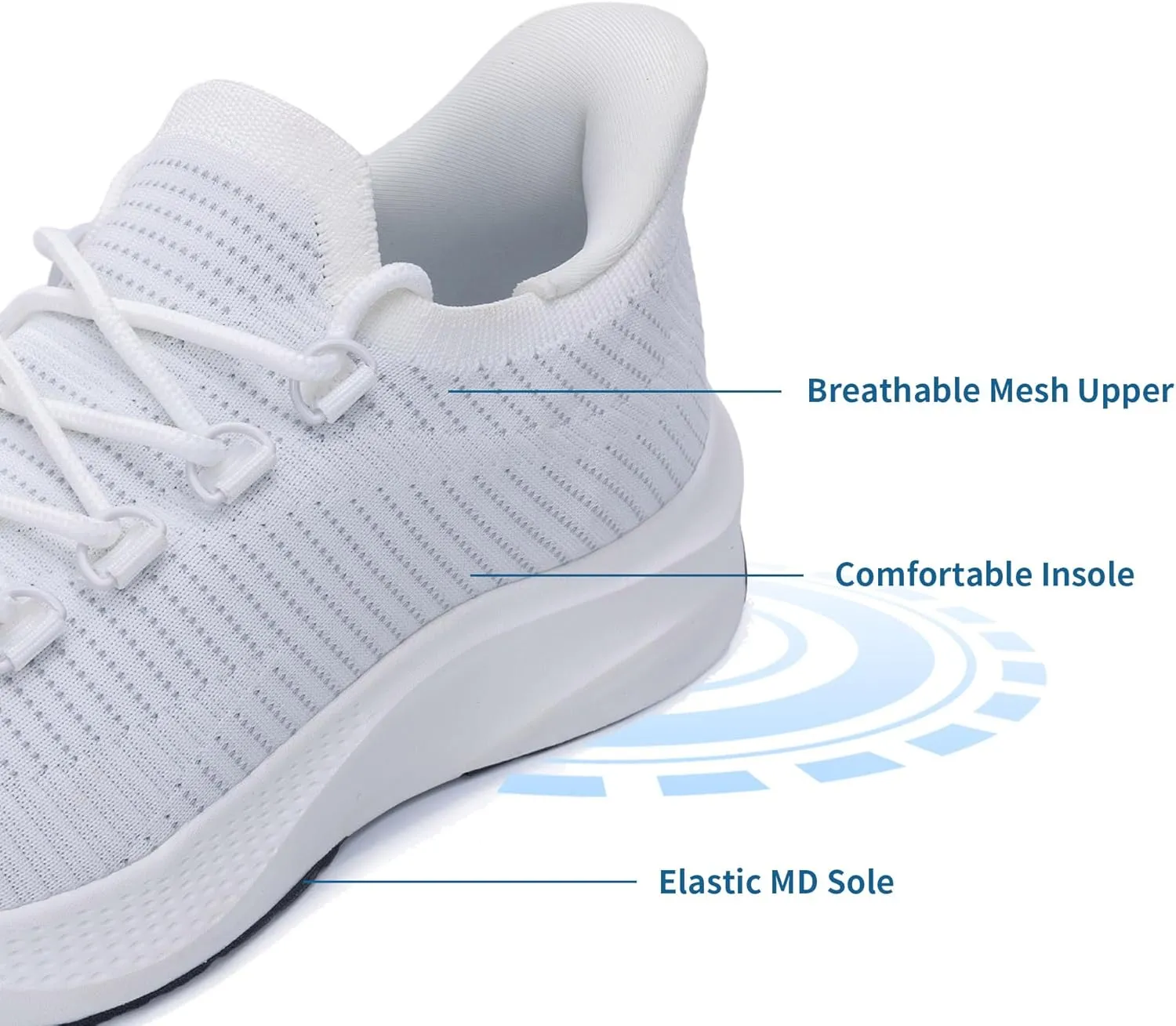 Womens Walking Shoes | Casual Tennis Sneakers | Slip On Shoes | Comfortable Lightweight Shoes US 6-11