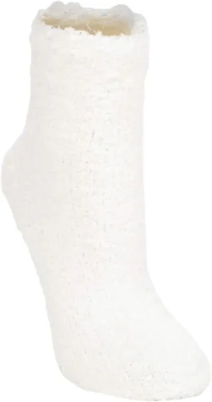 World's Softest Ultra-Soft Knit Comfort Quarter Length Cozy Socks with Grippers