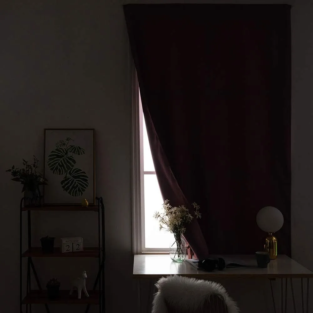 XISUNYA Autohesion Curtains, Hawaiian Decor Window Curtain Panel, Sunrise Over Hanauma Bay on Oahu Hawaii Sunbeams Print Thermal Lnsulated Room Darkening Small Drapes,26W x40L Inch