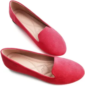 ZTWUTANG Women's Cute Round-Toe Flat Ballet Shoes Comfortable Dress Shoes for Walking